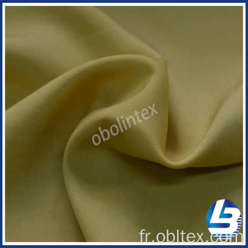 Tissu tissé de rayonne en polyester obl20-5005 pour chemise